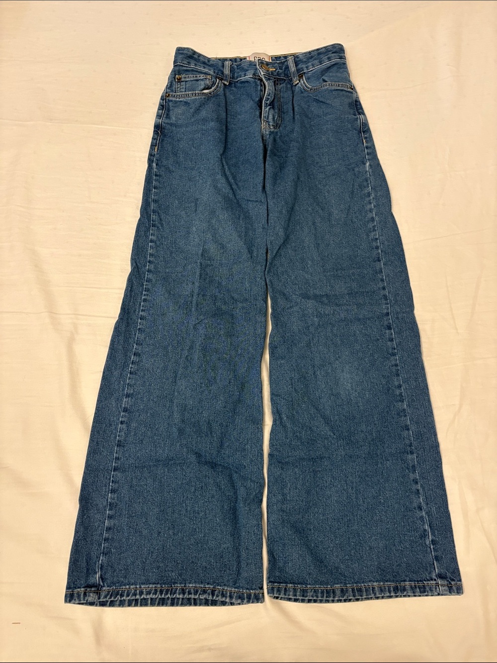 BDG Light Blue High-Rise Wide-Leg Jeans
